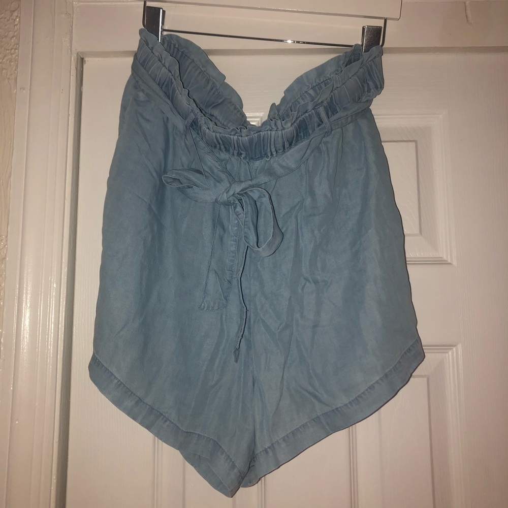Denim shorts